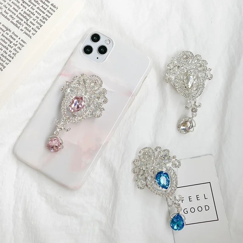 INS Angel Tears Jewel Mobile Phone Stand Beauty Goddess Van Foldable Selfie Phone Grip for IPhone Samsung Phone Accessories