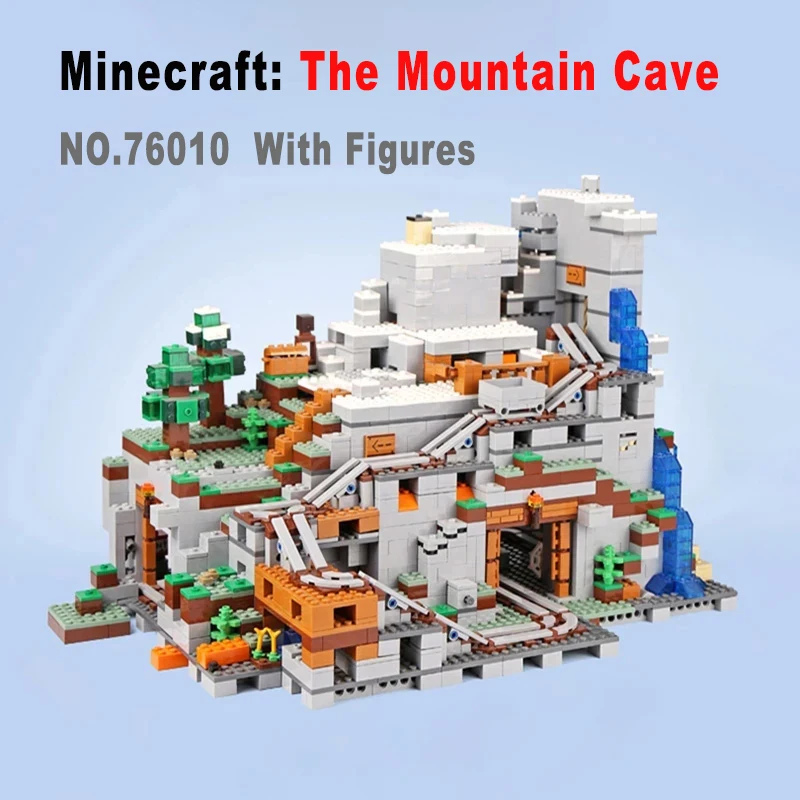 

In Stock 76010 The mountain cave Building Blocks Bricks 2688PCS Educational Toys 21137 Christmas Gifts