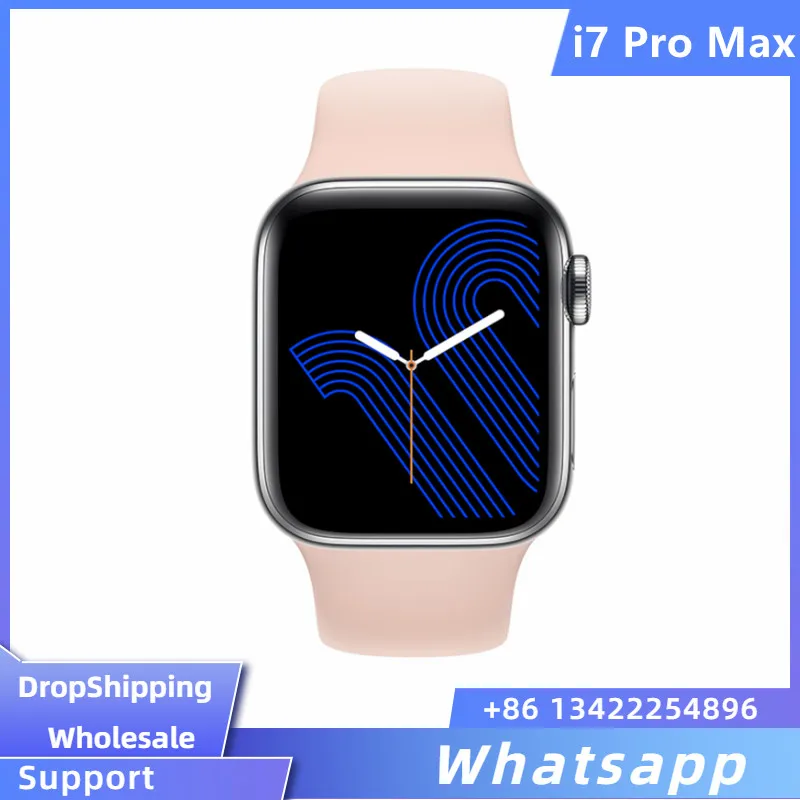 

Смарт-часы 2022IWO 14 Series 7 i7 PRO MAX с пульсометром, Bluetooth, IP67, водонепроницаемые спортивные часы PK IWO 13 PRO W27 W37 X8 MAX X7