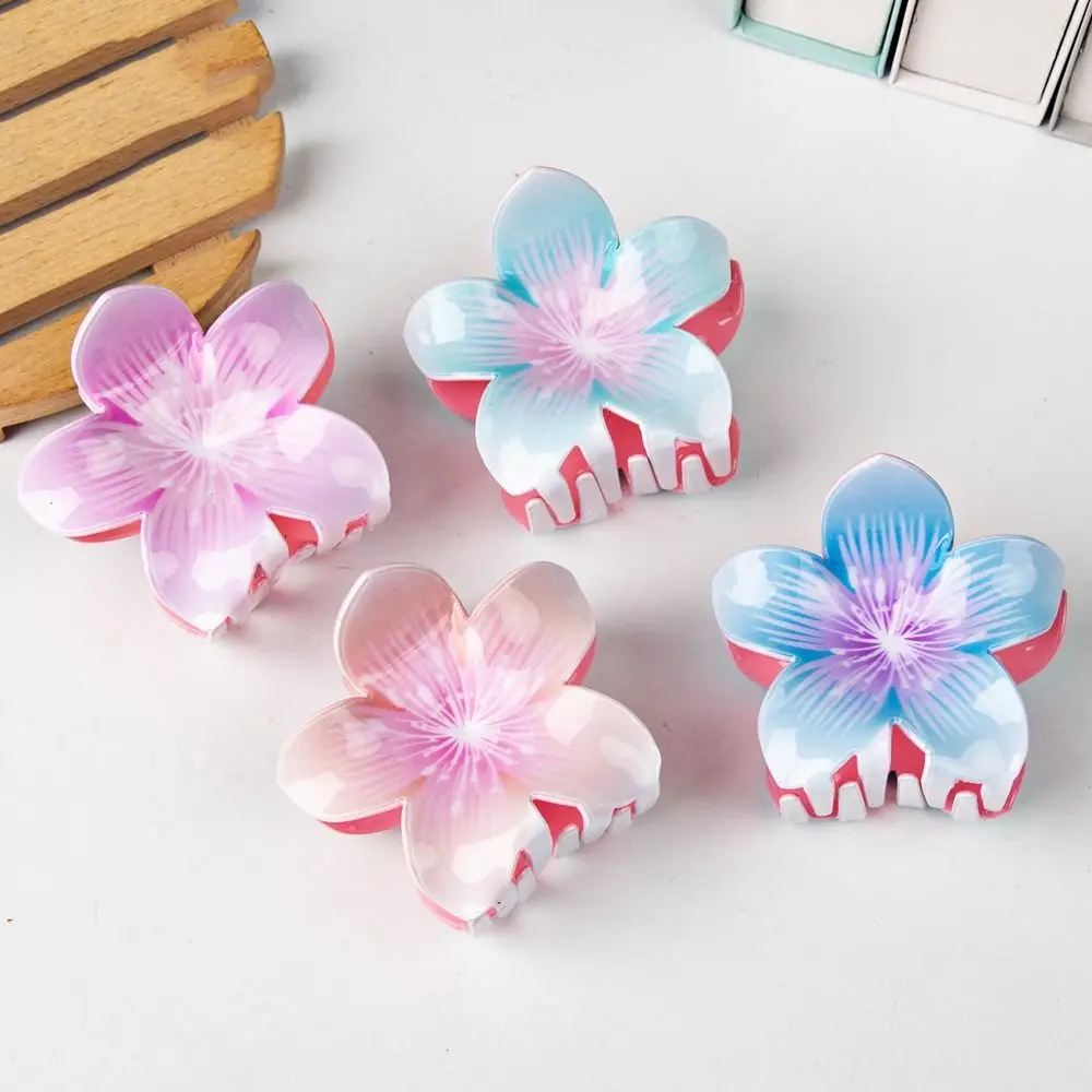 

Hair Clip Flower Hair Claw Creative All-match Shark Clip Headdress Headwear Daily