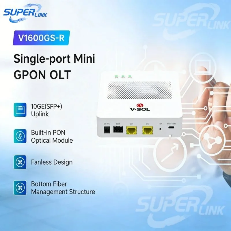 Фото Лидер продаж: VSOL 1-портовый GPON OLT 1:64, 20 км, 1.25G/2.5Gbps – новое высокопроизводительное устройство для оптоволоконных сетей FTTH №4