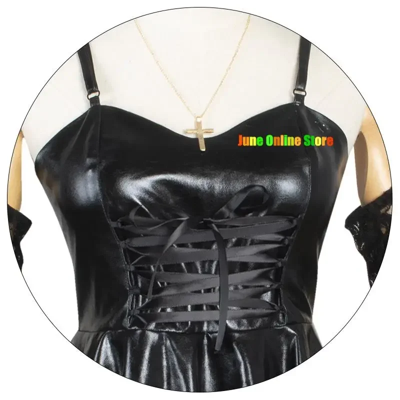 Костюм для косплея Death Note искусственная кожа Миса Амана пикантное платье