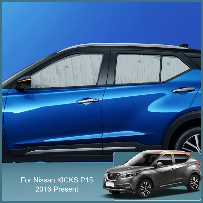 

Car Windshield Sunshades UV Protection Cover Window Curtain Sun Shade Visor Protect Accessories For Nissan KICKS P15 2016-2025