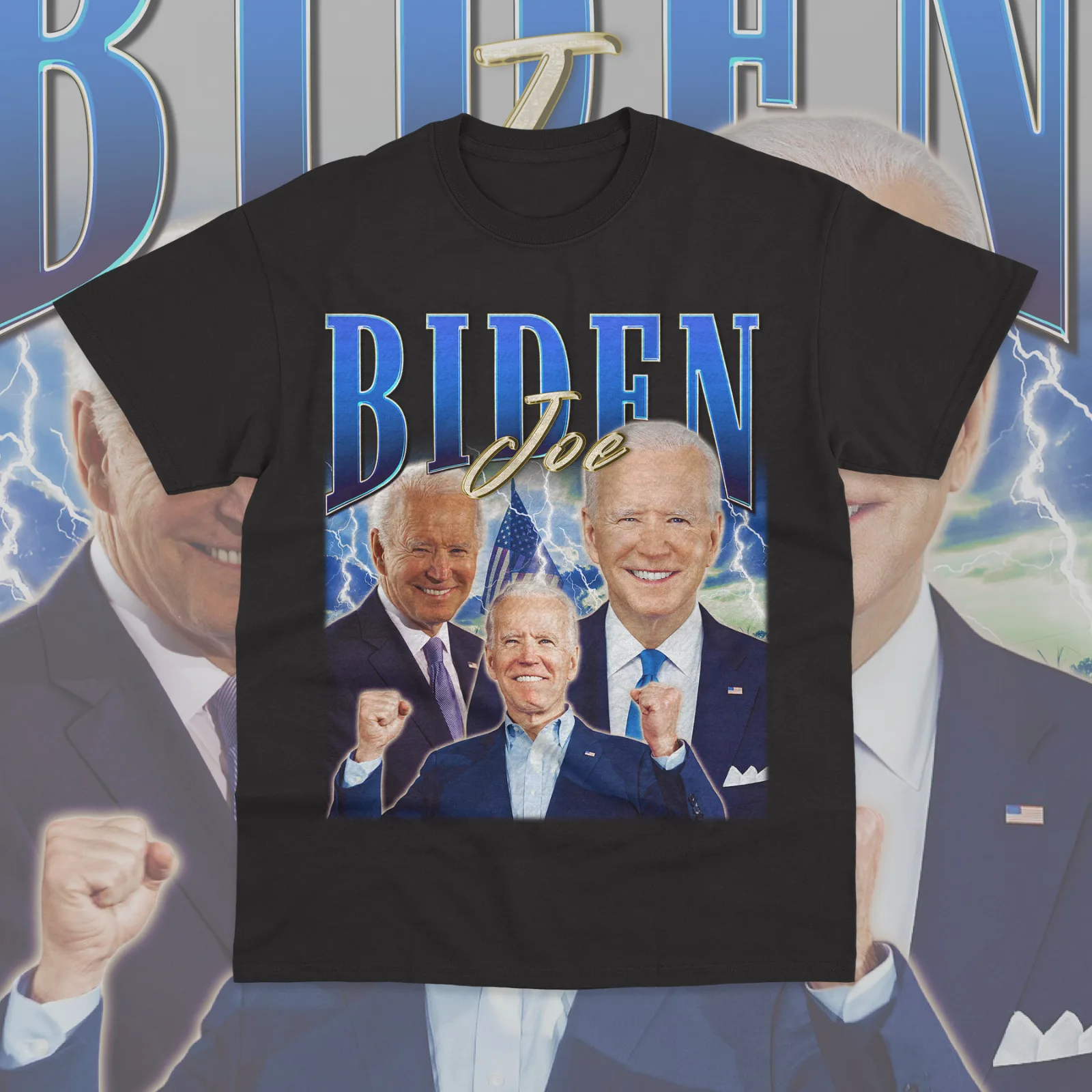 Футболка унисекс с принтом Джо биден