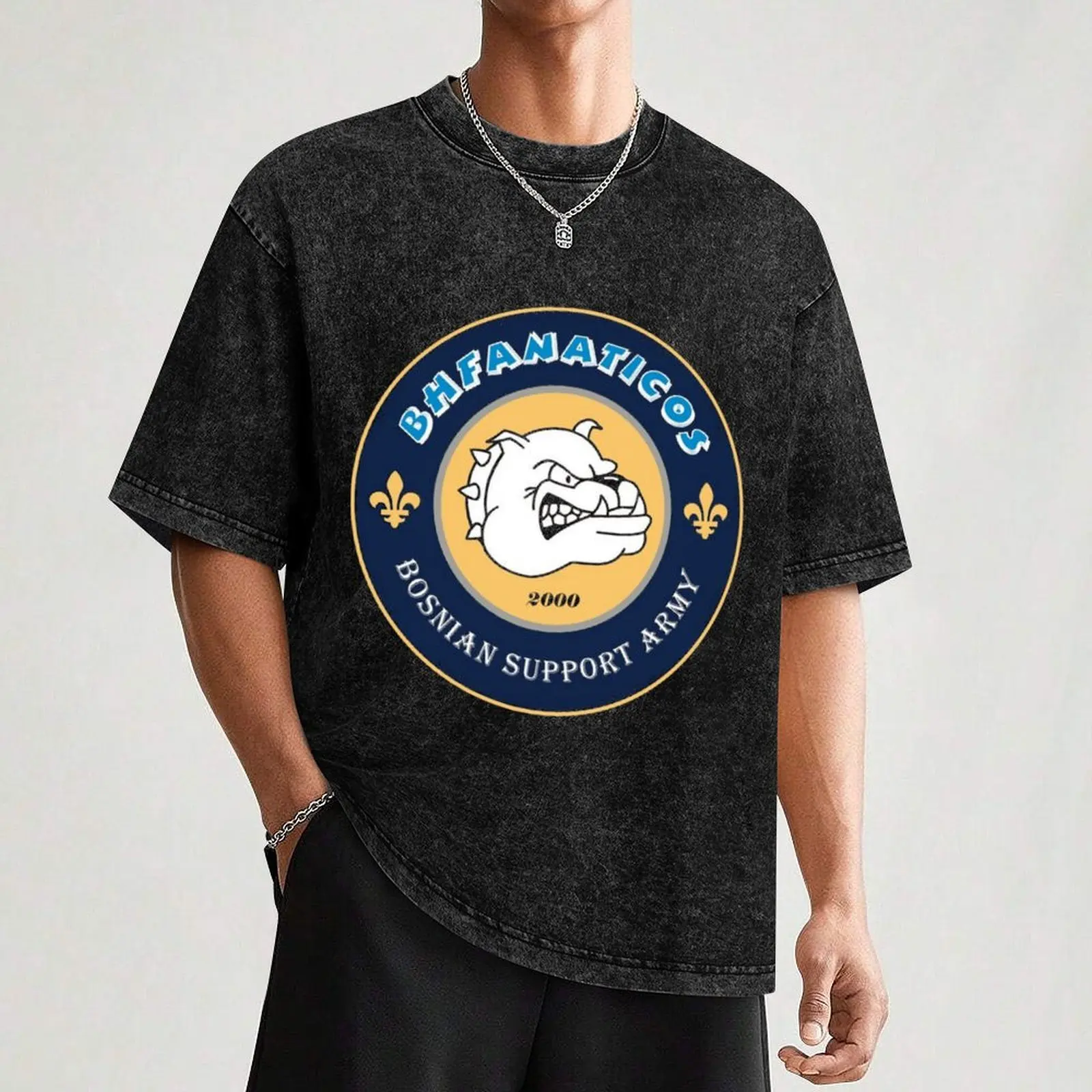 Футболка Bh Fanaticos хлопковая быстросохнущая с принтом животных для мужчин