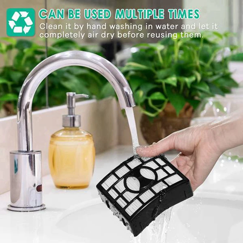 6 шт. аксессуары для Shark Duoclean NV800/NV800W/NV801/NV801Q/NV803/UV810 Hepa фильтр часть пылесоса