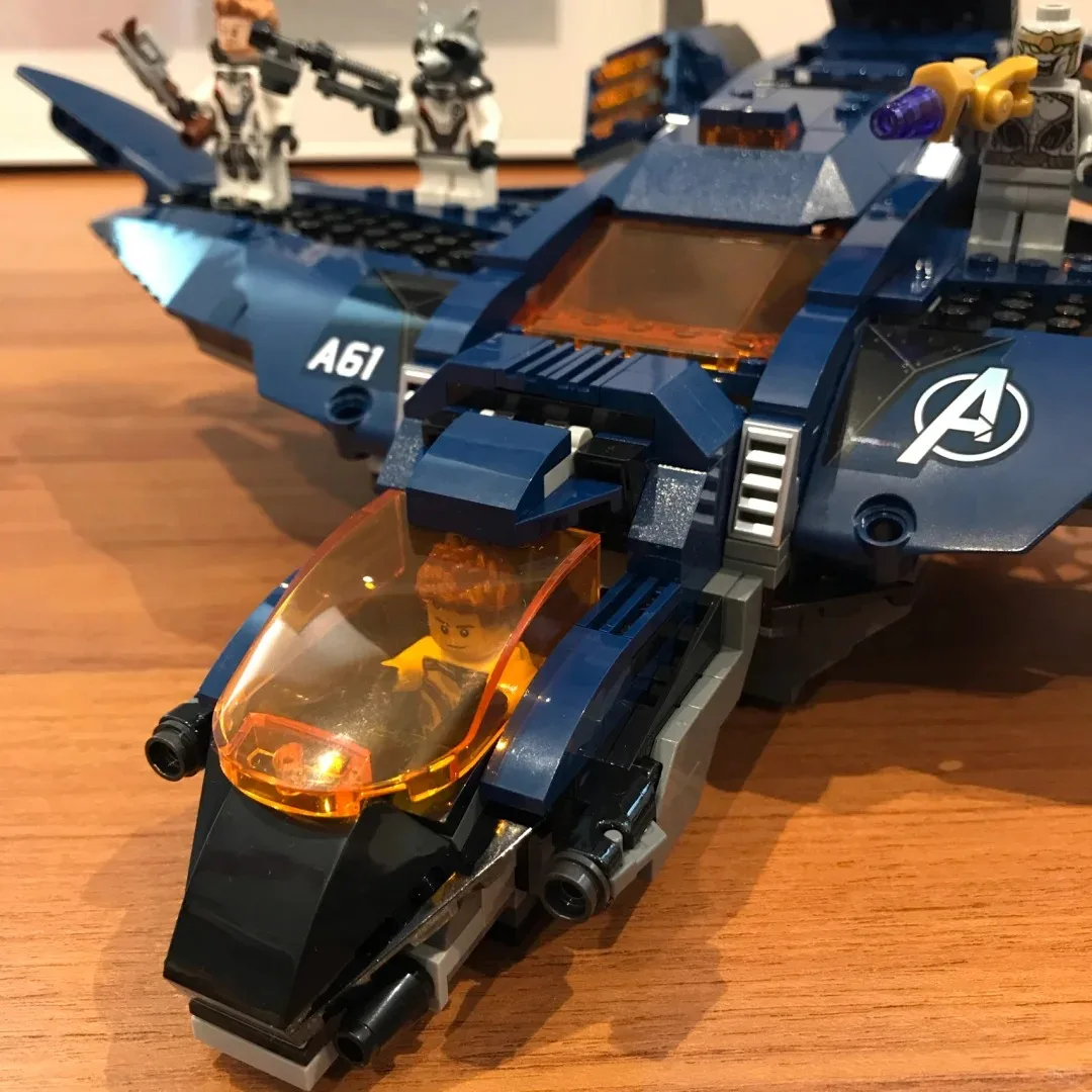 Конструктор «Космический корабль 76126: Ультимативный квадрокоптер» Marvel Super Heroes Avengers, 932 детали, игрушка для детей, подарок на день рождения, 11261 (art.: 3920d8f1d3d00) - 3920d8f1d3d00