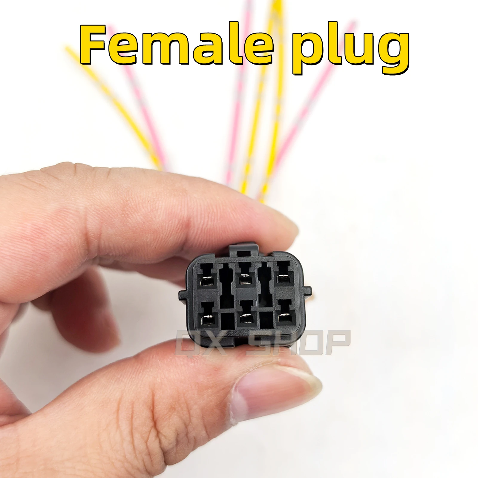 

6-контактный Штекерный разъем Φ/21 для двигателя дроссельной заслонки экскаватора, задних фонарей, штекер жгута проводов контроллера 7222(7123)-7464-30