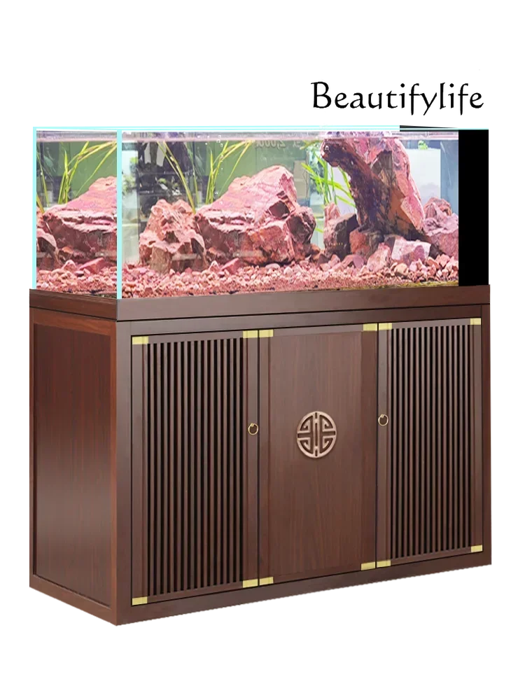 Прозрачный аквариум нижний фильтр для гостиной супер белое стекло задний