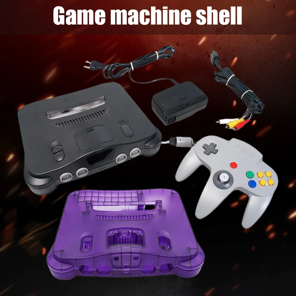 

Translucent Protective Case Replacement Housing Shell Anti-collision Scratchproof Wear-resistant for N64 Retro Game Console