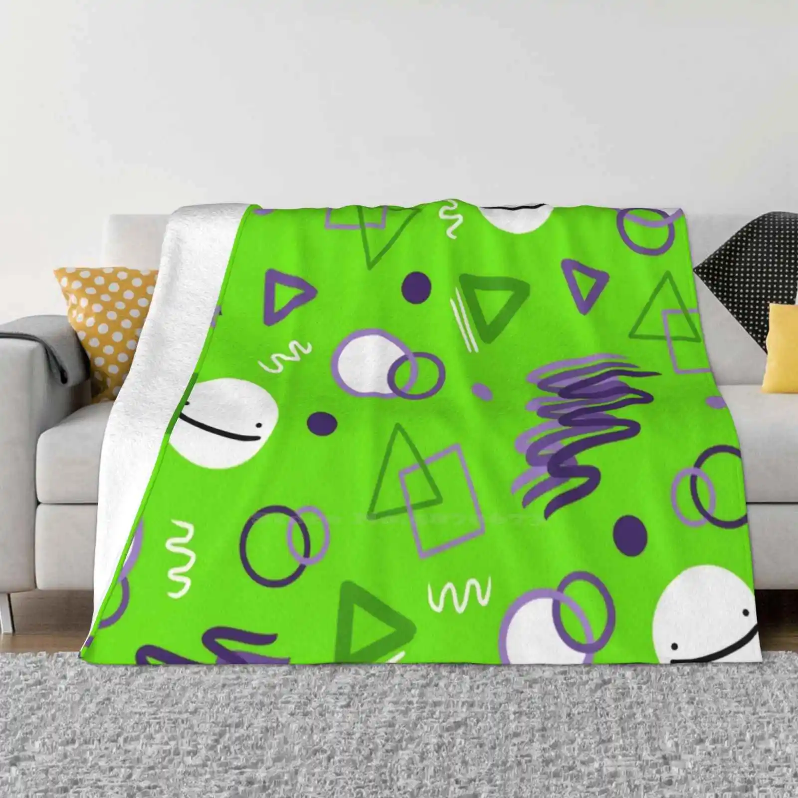 Аркадный ковер в стиле мечты мягкое теплое легкое тонкое одеяло Dreamxd Dreamteam Dreamsmp