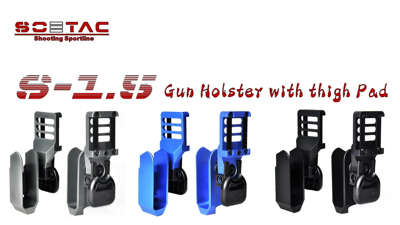 Алюминиевая кобура SOETAC и аксессуары для телефона IPSC IDPA Glock 1911 STI Cz пистолет 4