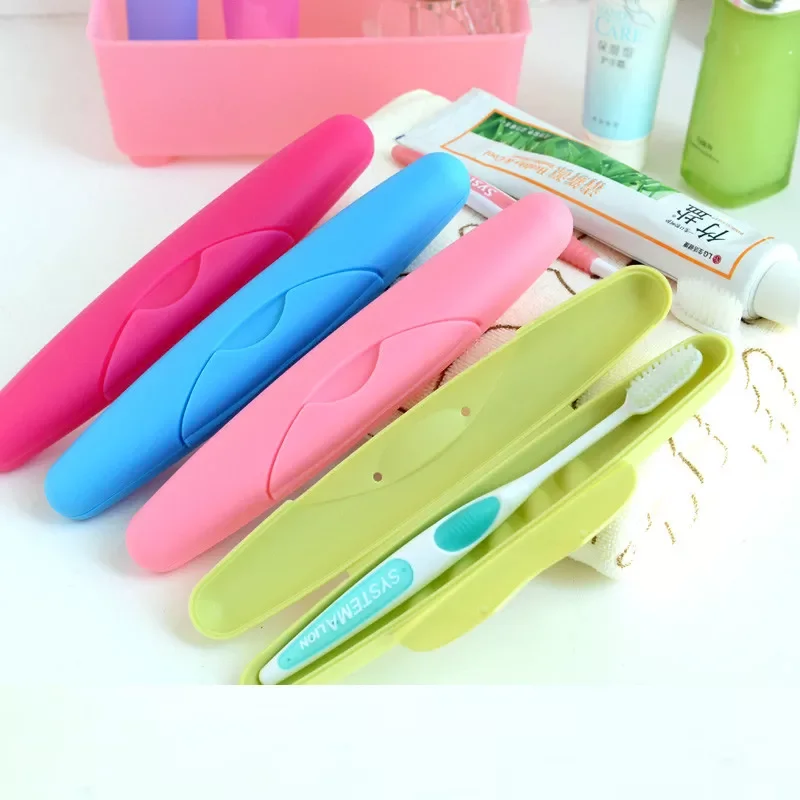 

NEW2022 1 pcs Luxury upscale cute candy color travel toothbrush holder travel portable toothbrush box creative toothbrush storag