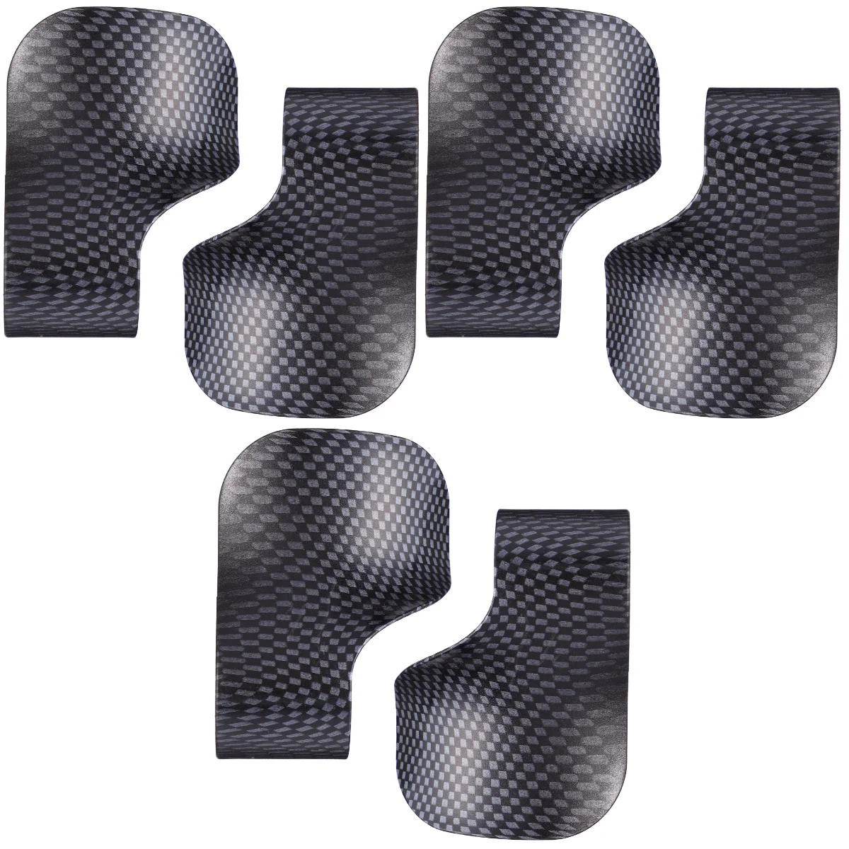 

6 pcs Universal Motorcycle Throttle Booster Handle Clip Grips Throttle Clamp Accelerator Clip (Black)