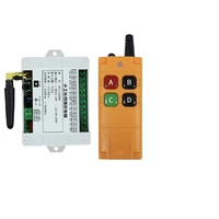 ndustrial sector dc12v 24v 36v 4ch rf wireless remote control switch radio receiver with 2000m long distance remote controller