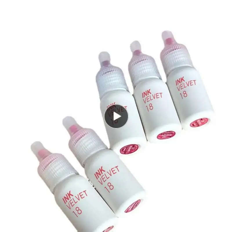 

Cute Bottle Lipgloss Moisture Lipstick Jelly Creamy Lip Tint Soft Mist Lip Glaze 5 Color Liquid Lipstick Lips Makeup Cosmetics