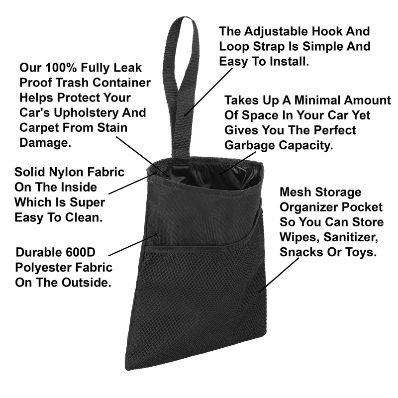 1 шт. контейнер для мусора на заднее сиденье автомобиля
