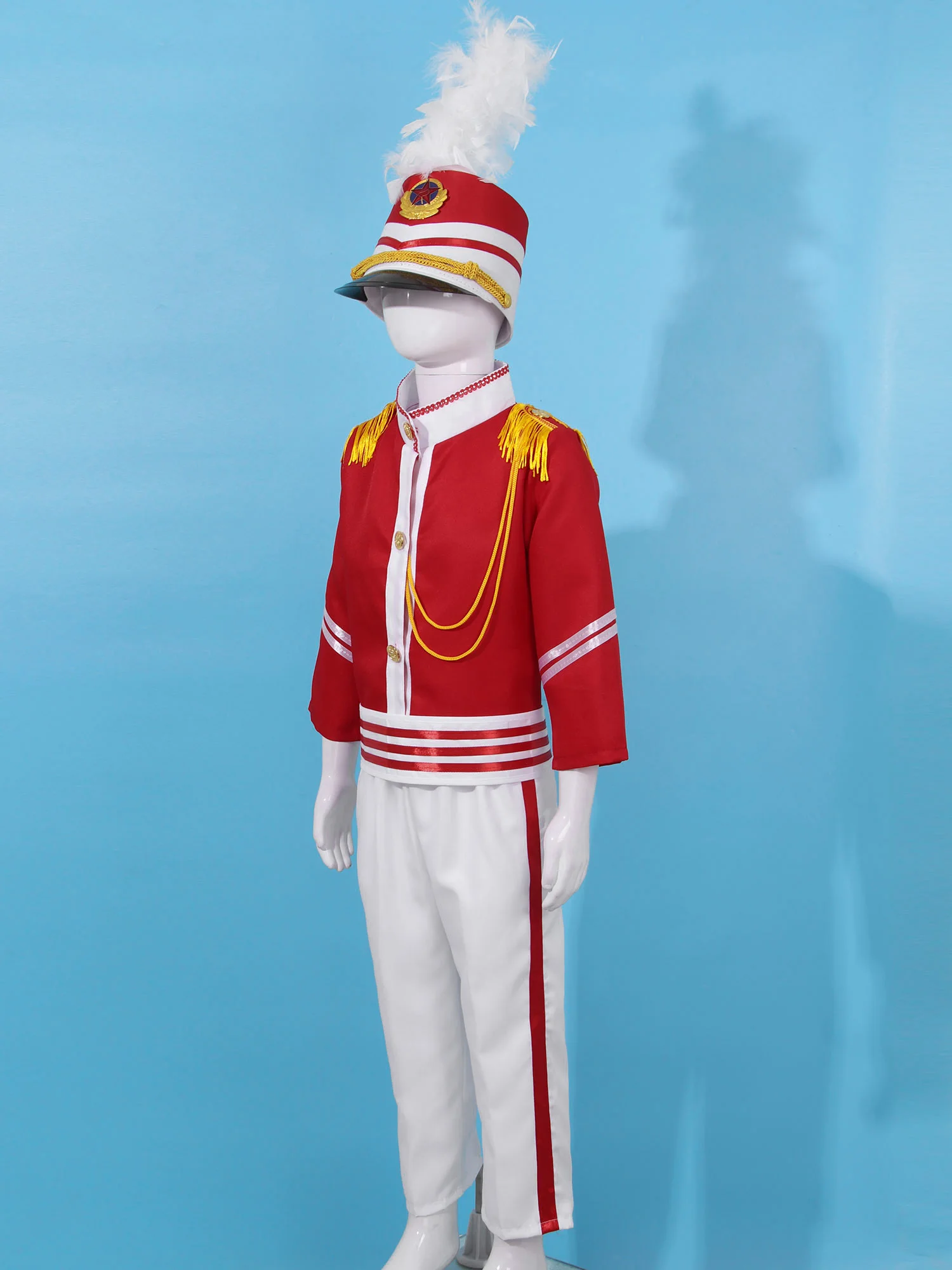 Детский костюм американского барабана для мальчиков и девочек британской