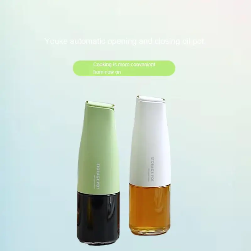 

Revolutionize Your Kitchen with Our Automatic Opening and Closing Leak-Proof Gravity Oil Bottle - The Ultimate Solution for Mes