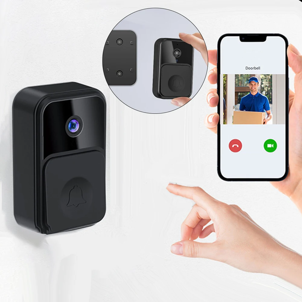 Умный беспроводной дверной звонок захват ценных моментов с облачным хранилищем