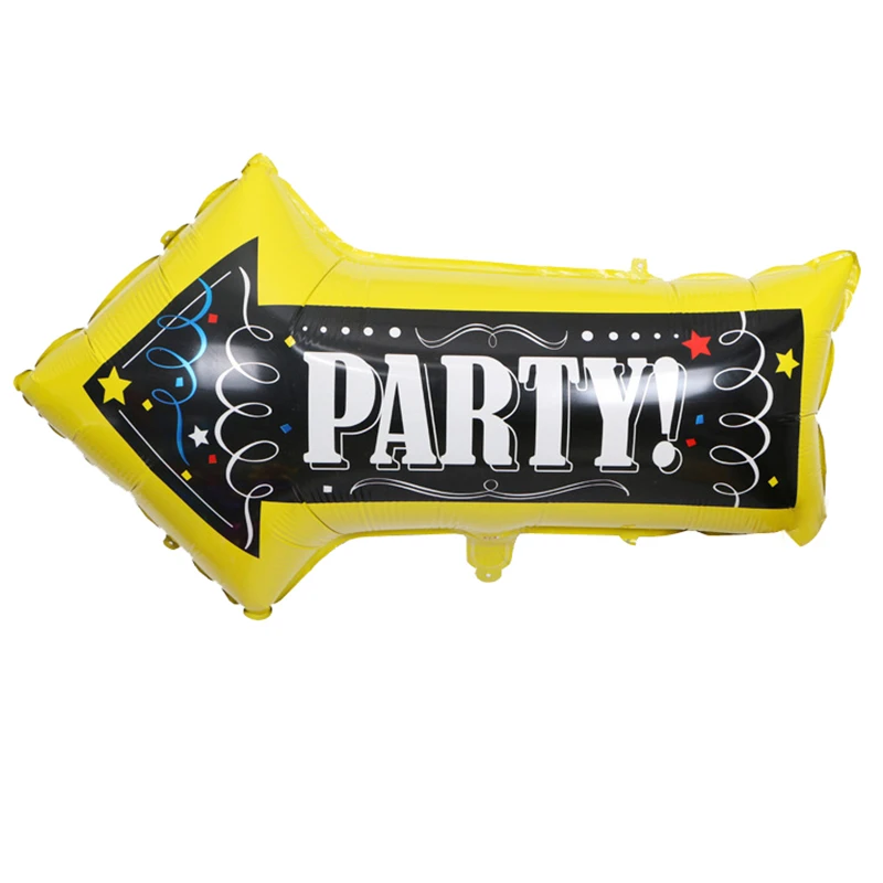 

82x50cm Party Indicator Arrow Foil Balloons Inflatable Helium Ballons Wedding Birthday Party Decorations Baby Shower Supplies
