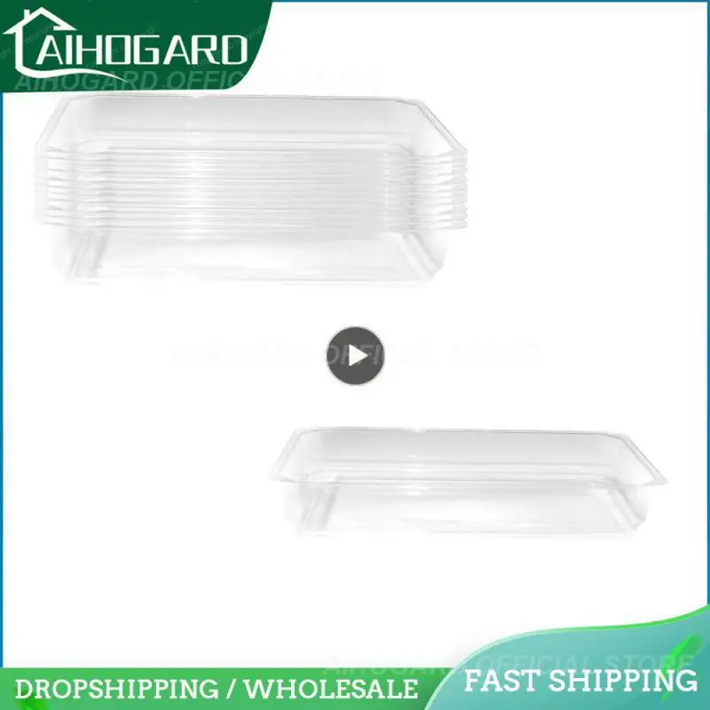 

Seed Starter Tray Transparent Nursery Pots Garden Solid Plant Vegetable Seed Growing Tray Reusable Garden Planters Pots