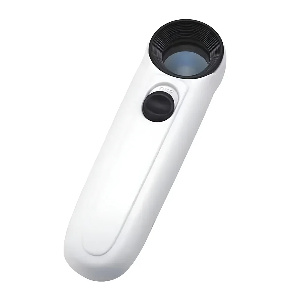 

Лупа 40x с подсветкой