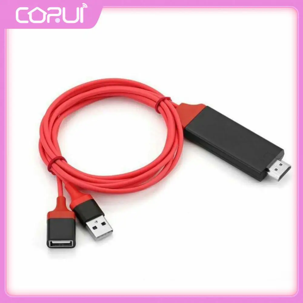 

Av Hd Tv Digital Video 1080p Universal Usb To HDMI-compatible Mirror Cable Adapter Hree-in-one Smart Converter Cable Converter