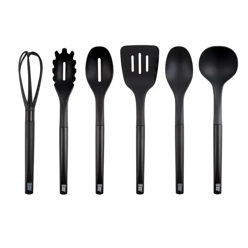 

Robert Irvine 6 Piece Black Jumbo Utensil Set