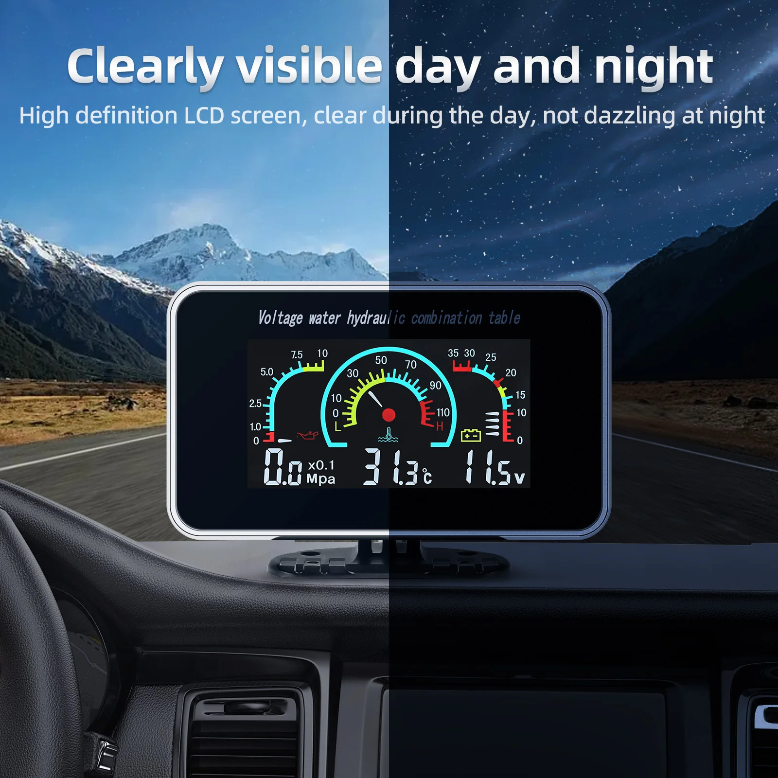 Датчики температуры воды/давления масла/напряжения 3 в 1 для грузовиков и