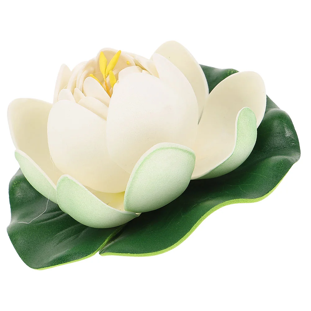 

Floating Flowers Fish Tank Decorations Foam Pond Aquarium Simulated Lotus-flower Artificial