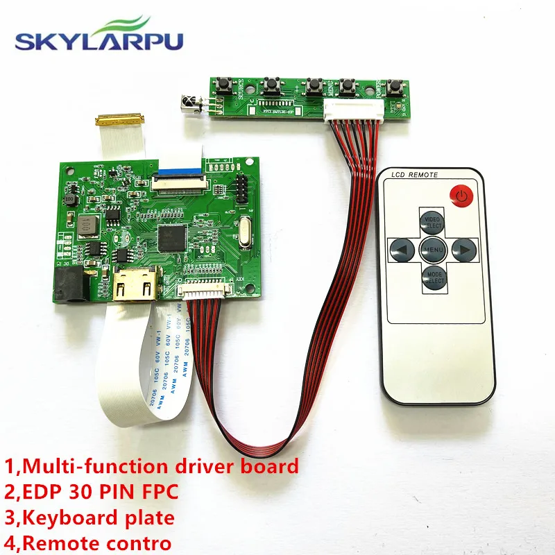 Skylarpu 30 Pinos Edp Lcd Controlador Driver Board 1hdmi Trabalho para Resolução de Tela 1920*1200 1920*1080 1366*768 1280*800 Painéis e LCDs p/ tablet