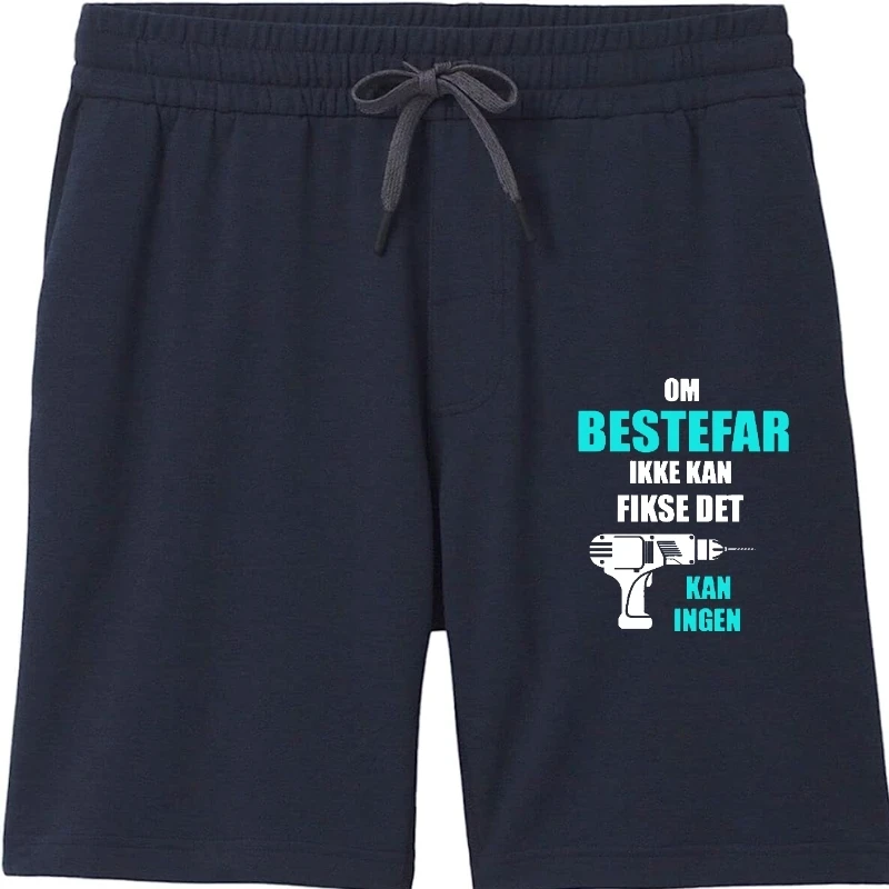 

Title: Om Bestefar Ikke Kan Fikse Det Kan Ingen Men's shorts Norwegian Grandad Fix It