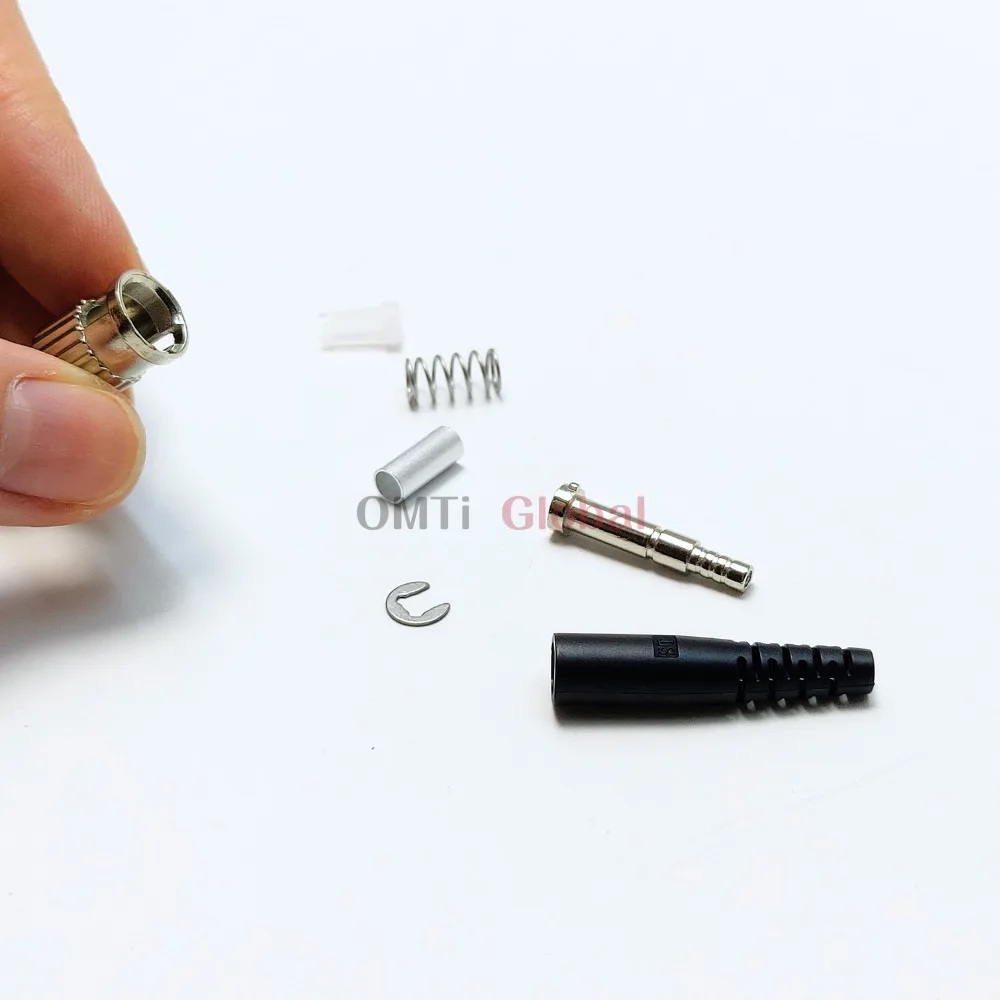 200-500 шт. комплекты оптоволоконных разъемов ST/UPC 3 0 мм SM для части патчкокорда Ftth