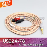 balanced 16 core 99 7n occ earphone cable for sennheiser hd580 hd600 hd650 hdxxx hd660s hd58x hd6xx headphone