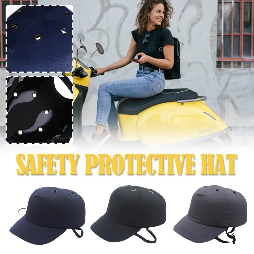 

Baseball Safety Cap Safety Protective Hat Safety Helmets Plastic Inner Shell Breathable For Factory Shop Carrying ABS Polye Q0N2