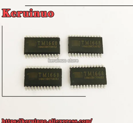 50 шт./партия, светодиодный драйвер TM1668 SM1668 MC2102D SOP24