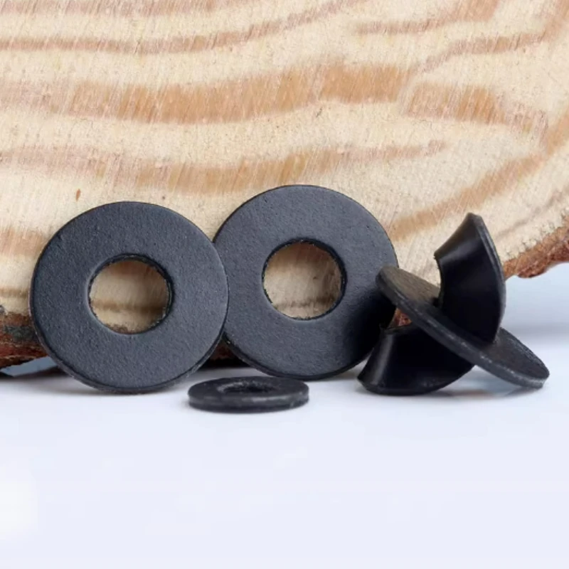 200-500 шт. Черные мягкие шайбы из ПВХ M2 5 M3 M4 M5 M6 M8 M10 Мягкая пластиковая прокладка