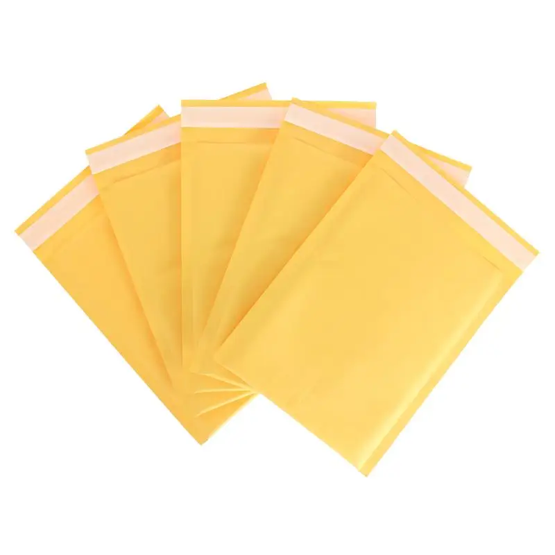 100PCS/Lot Kraft Paper Bubble Envelopes Bags Different Specifications Mailers Padded Shipping Envelope With Bubble Mailing Bag