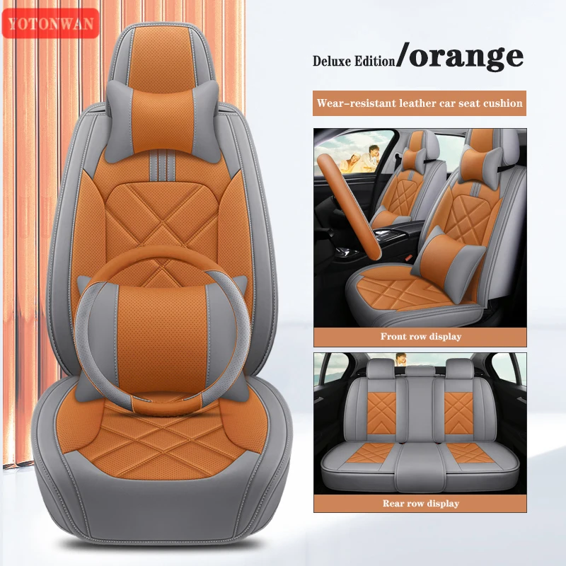 

WZBWZX High-Quality Universal Car Seat Cover For Nissan Sylphy Tiida Teana Tuda Ariya Qashqai Qijun Car Accessories Protector