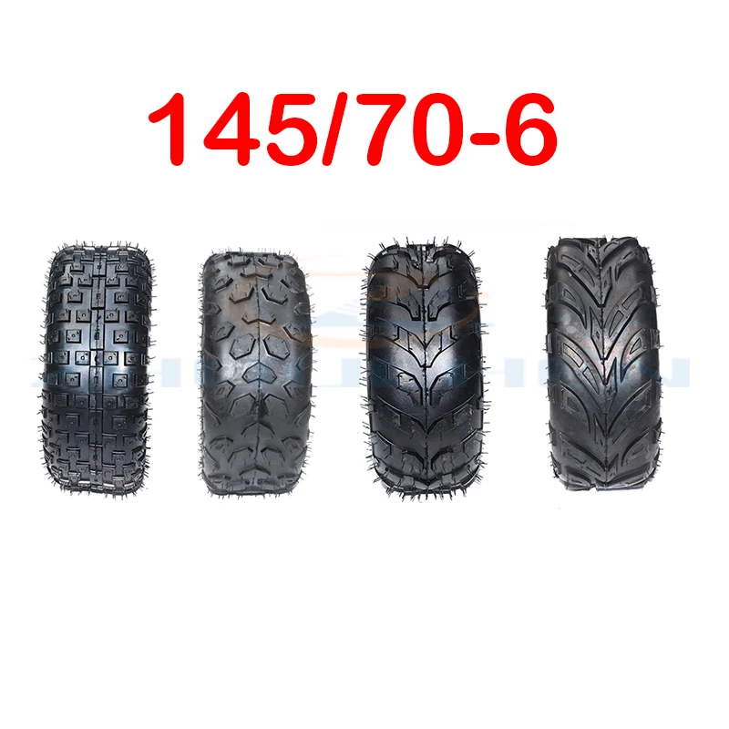 

2pcs/lot of 6 Inch ATV Tire 145/70-6 four wheel vehcile Fit for 50cc 70cc 110cc Small ATV Front Or Rear Wheels