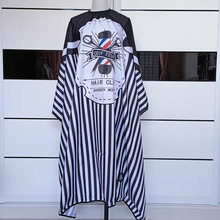 Ronquina Capa de peluquero de salón de tela impermeable para el cabello...