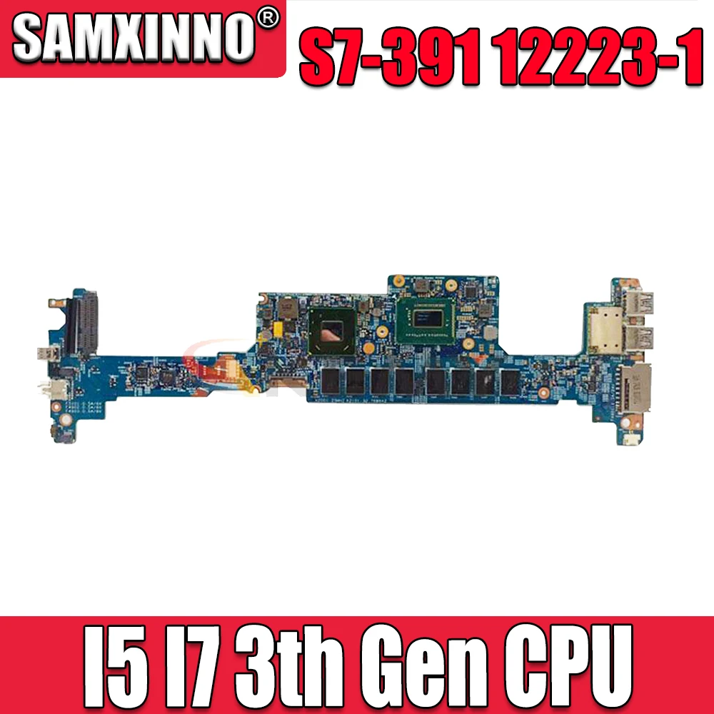 

Материнская плата для ноутбука ACER Aspire S7-391 12223-1, материнская плата с процессором I5 I7 3-го поколения, 4 Гб ОЗУ, импульсная материнская плата 12223-1