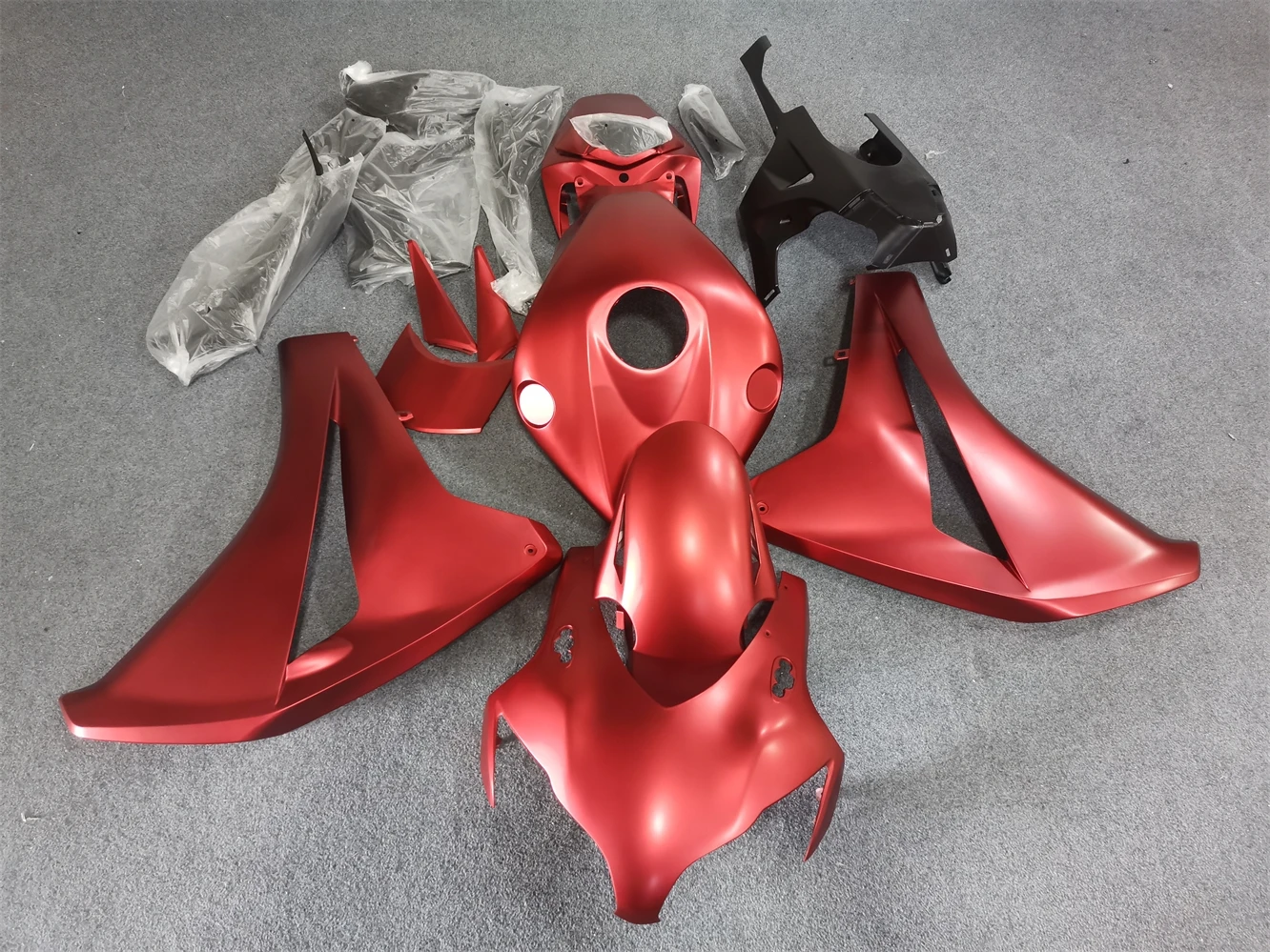 Фото Новый обвес из ABS-пластика для мотоцикла CBR1000RR 2008 2009 2010 2011, красный цвет. №1