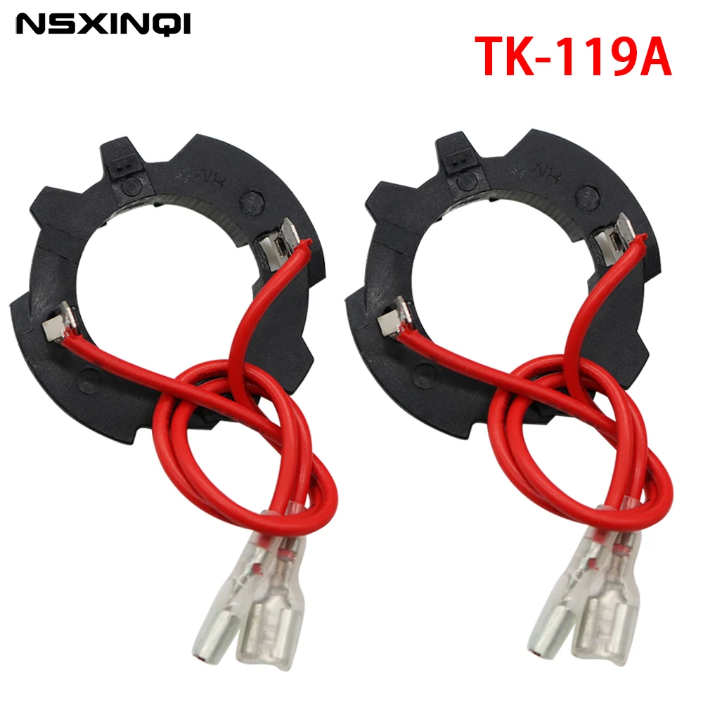 

NSXINQI 2pcs H7 LED Car Headlight Bulb Base Holder Adapter Socket TK-119A For Volkswagen Jetta Golf MK5