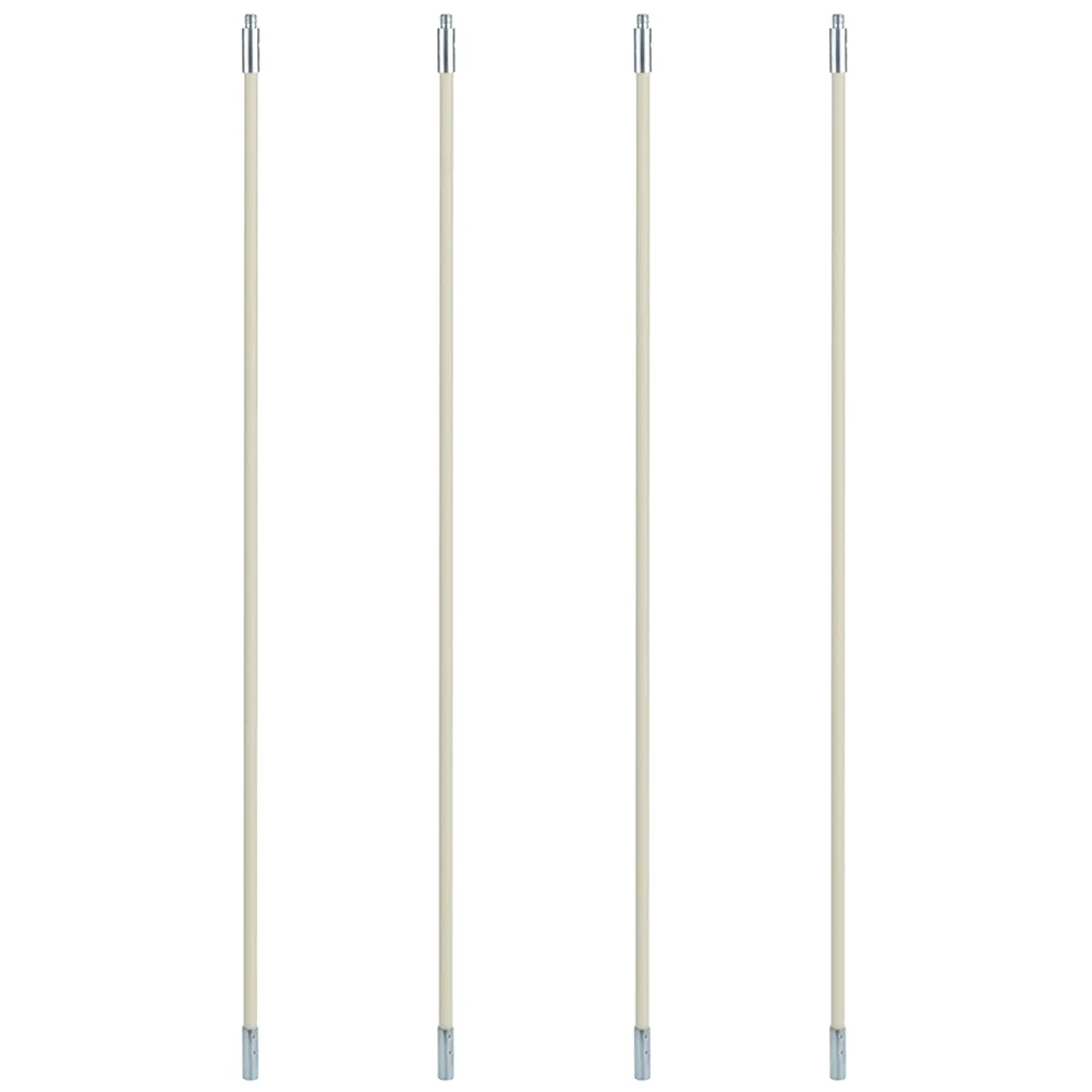 

4 Pcs Duct Brush Rods Kitchen Brushes Cleaning Supplies Multifunctional Fireplace Dryer Vent Chimney Bars Plastic Tools