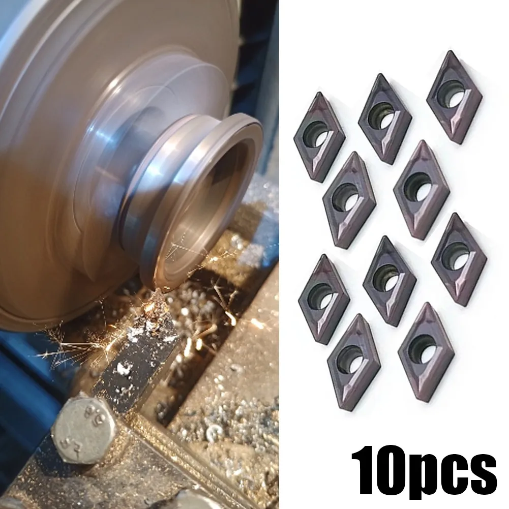 

Durable Carbide Inserts Inserts Turning 10 Pcs For Lathe Tool For SDJCR/SDNCN/SDQCR Series For Stainless Steel