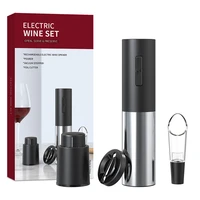 viboelos rechargeable electric wine bottle opener foil cutter automatic corkscrew with usb charging cable for bar can opener