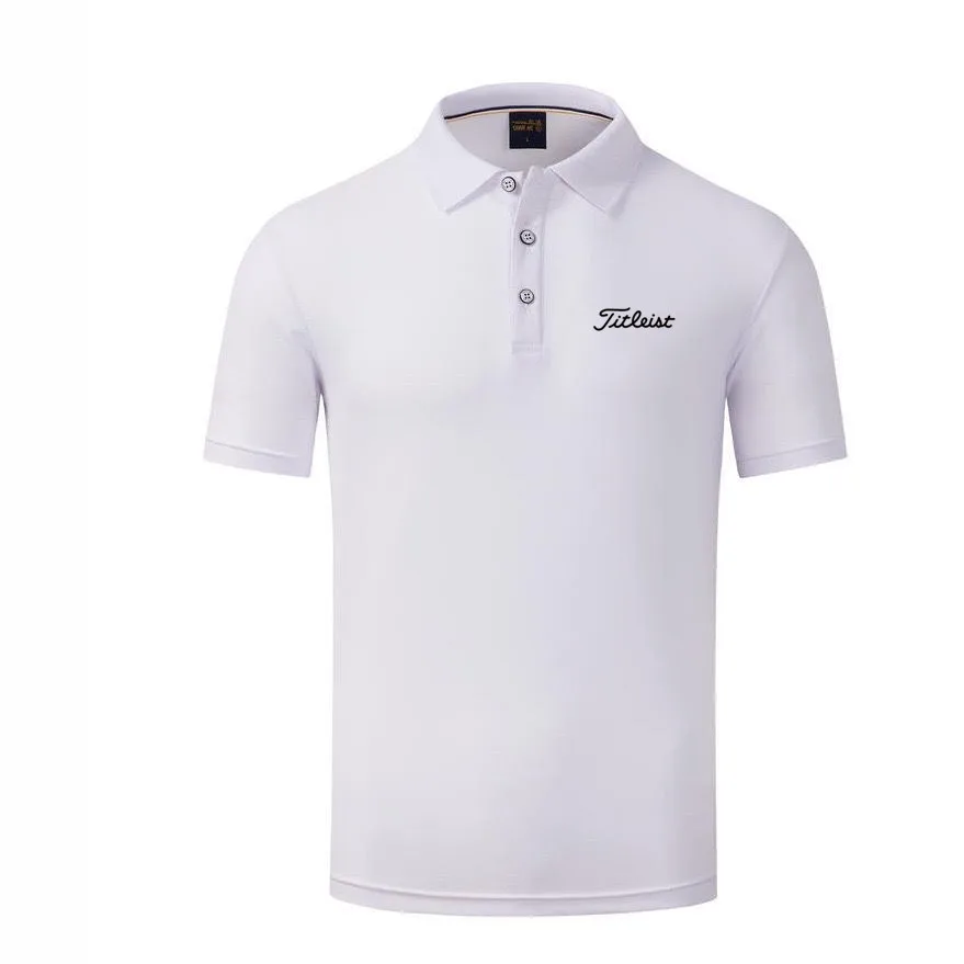 

Новинка 2022, мужская рубашка-поло для гольфа, однотонная модная спортивная тренировочная футболка для гольфа