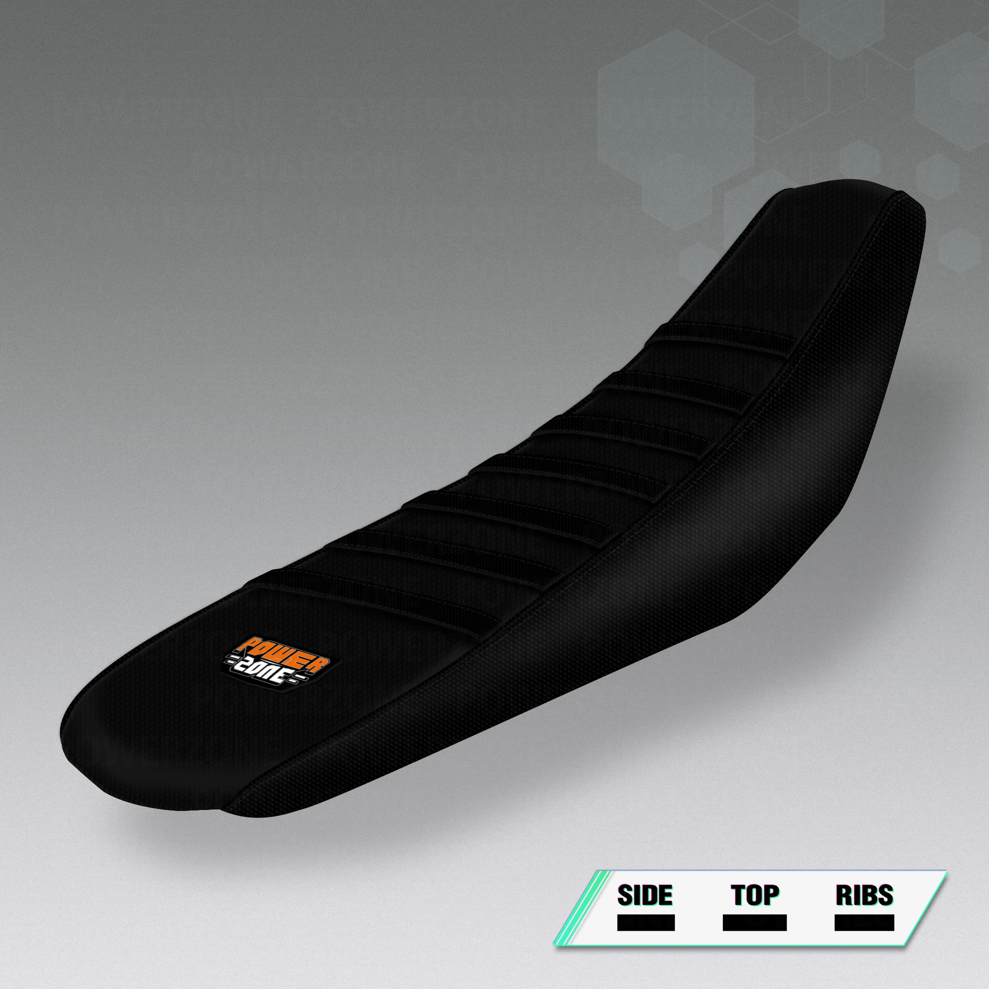 

Powerzone мотоциклетный ребристый резиновый чехол на сиденье, водонепроницаемый мягкий противоскользящий чехол для Surron Ultra Bee